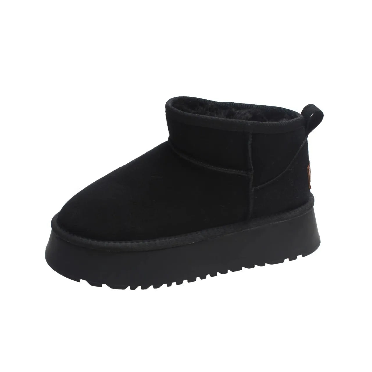 "Women's Sheepskin Wool Anti-Skid Snow Boots – Mini Short Warm Winter Boots"