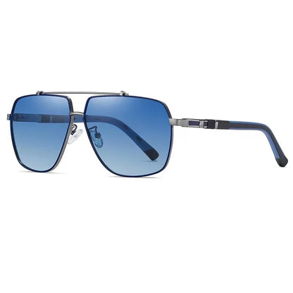 "Luxury Polarized Sunglasses for Men – Classic Metal Frame, 2022 Collection"