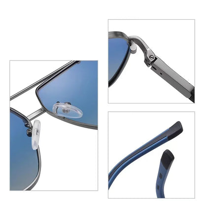 "Luxury Polarized Sunglasses for Men – Classic Metal Frame, 2022 Collection"