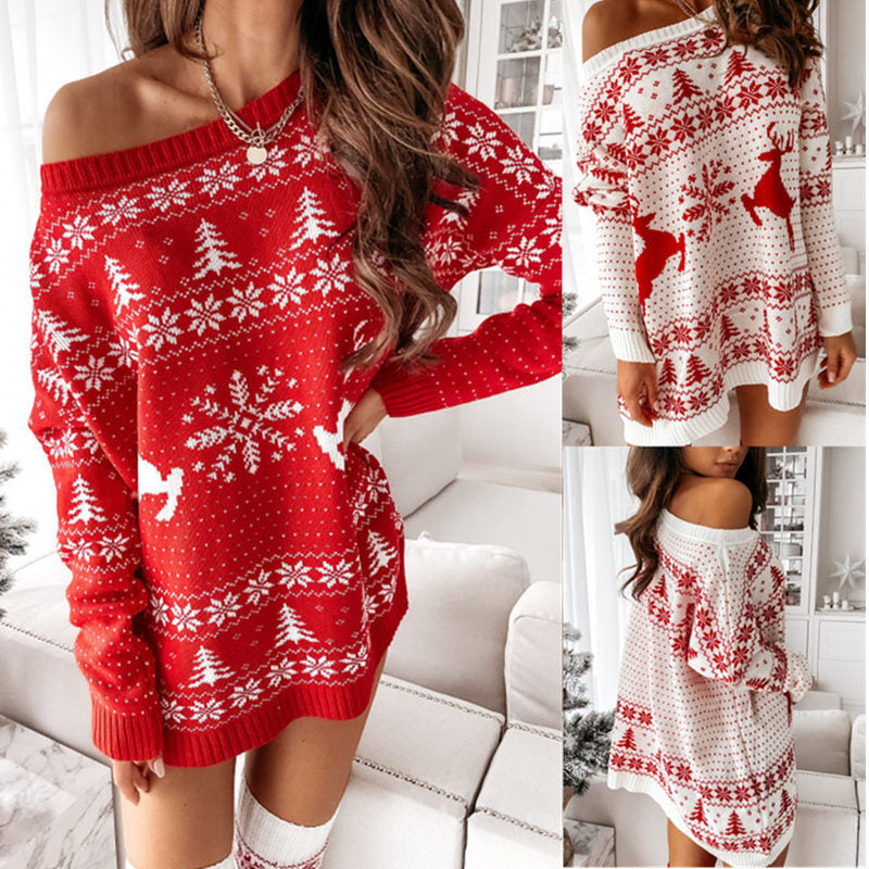 "Ugly?? We mean, SEXY Christmas Sweater Dress - Festive Knit Dresses for Women"