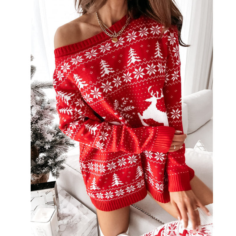 "Ugly?? We mean, SEXY Christmas Sweater Dress - Festive Knit Dresses for Women"