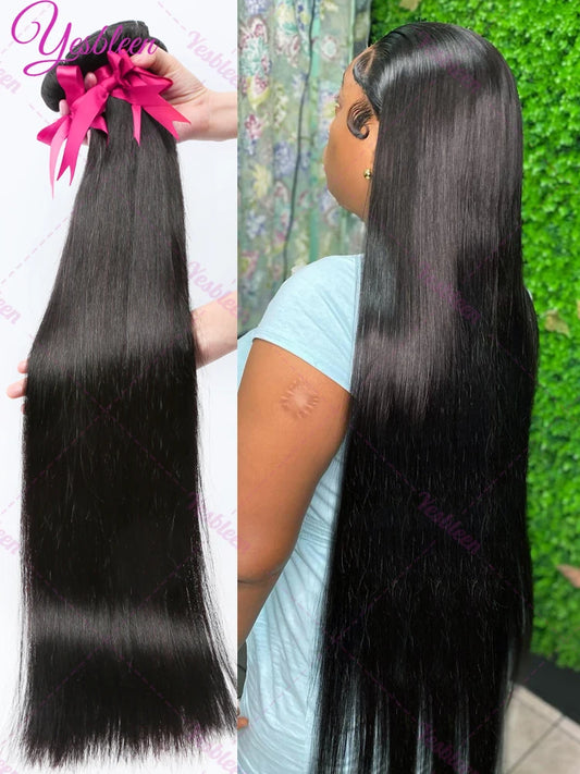 "Yesbleen Brazilian Remy Bone Straight Hair"